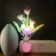 thumbnail image 1 of 1pc Energy-Saving Plug-In LED Night Light with Auto Dusk to Dawn Sensor - Dream Nightlight for Kids, Adults, Bedroom, Bathroom, Living Room, Kitchen, and Hallway - Rose Flower Mushroom Design, 1 of 4