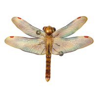 Magideal - Decoraciones De Libélula Para Colgar En La Pared De Metal, Manualidades, Decoración Del Hogar, Adornos, Esculturas Decorativas De Pared Para Dormitori , Amarillo Enero 1