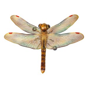 Magideal - Decoraciones De Libélula Para Colgar En La Pared De Metal, Manualidades, Decoración Del Hogar, Adornos, Esculturas Decorativas De Pared Para Dormitori , Amarillo Enero 1