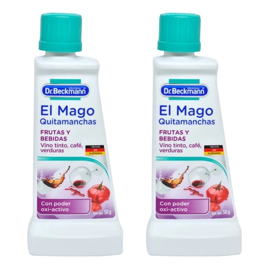 Dr. Beckmann El Mago Quitamanchas Frutas Y Bebidas 50 Ml X2