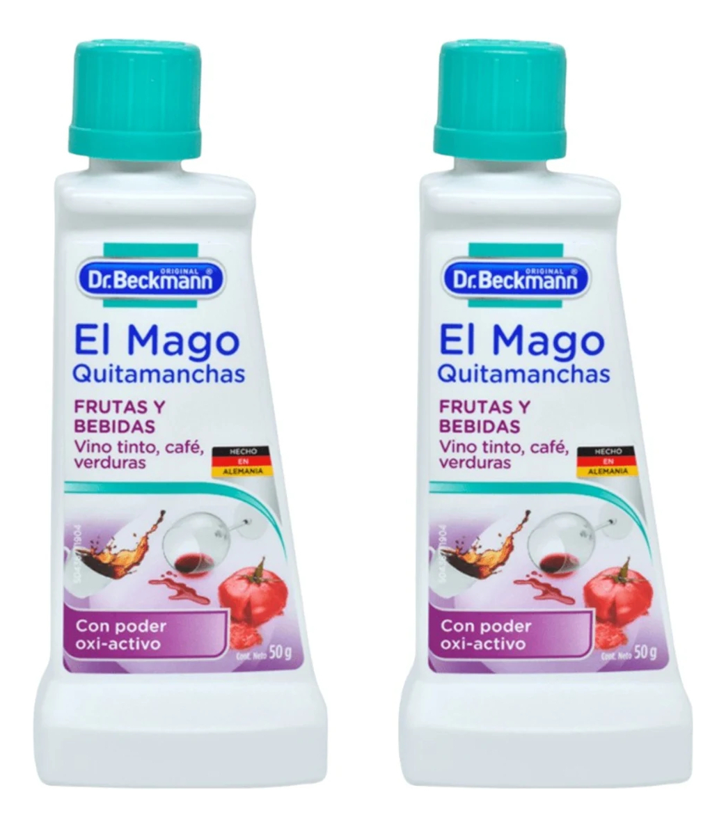 Dr. Beckmann El Mago Quitamanchas Frutas Y Bebidas 50 Ml X2