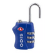 thumbnail image 1 of Candado Odis viajero combinación, azul, 1 of 3