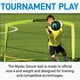 thumbnail image 5 of Balón de fútbol Franklin Sports Mystic tamaño 4 para niños con bomba de aire, 5 of 8