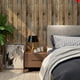 thumbnail image 4 of 1 Roll, Retro Wood Grain Wallpaper, 3D Vertical Strips, Simulated Wooden Boards, PVC Wall Stickers, Wall Decoration, Moisture-proof, Fro Kitchen, Living Room, Bedroom Wall Decoration, 17.7 Inches * 2, 4 of 4