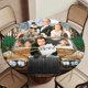 thumbnail image 5 of Richie Rich theme Fitted Round Tablecloths Elastic Edged Table Covers Waterproof Table Cloth For Kitchen Holiday Party Tables Decor 120cm, 5 of 6