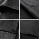 thumbnail image 3 of Delantales de servidor, delantal negro de medio bistro, delantal de camarero, delantal de cintura larga para hombres y mujeres, impermeable, 3 of 7
