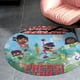 thumbnail image 4 of ¡Presiona Start! Alfombra Redonda de Felpa Coral, Antideslizante, No Desprende Pelusas, Lavable y Duradera para Salón, Dormitorio y Habitación de Niños 60cm, 4 of 6