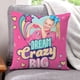 thumbnail image 1 of JoJo Siwa Fundas de almohada de terciopelo con tema, regalos de funda de almohada, decoración para el hogar, cojín de lanzar, regalo de cumpleaños para fans y parejas.56*56cm., 1 of 6