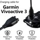 thumbnail image 4 of Cargador USB de sincronización de datos de repuesto para Garmin Vivoactive, 4 of 8