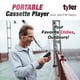 thumbnail image 3 of Reproductor de casetes portátil estéreo Tyler TCP-02 con auriculares deportivos, 3 of 3