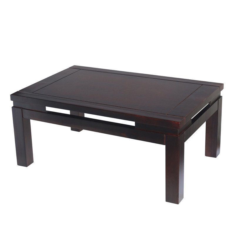 Arthome - Mesa De Centro Martina Color Madera Chocolate