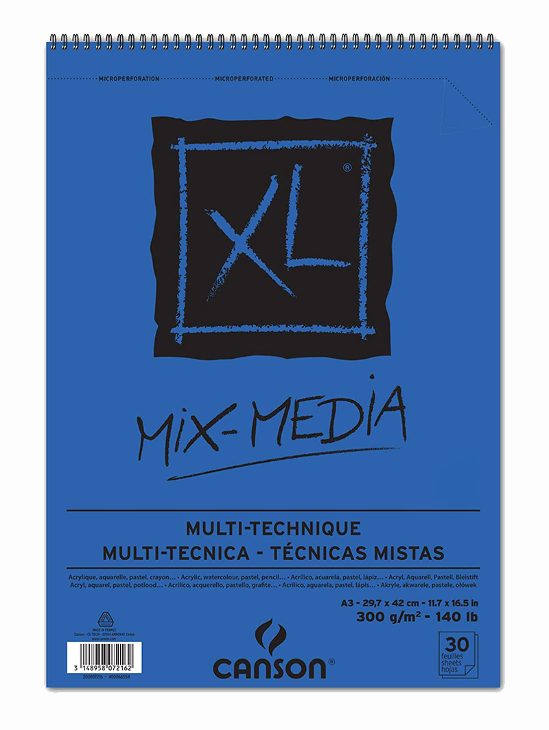 Croquera Técnica Mixta Canson Xl 300Gr A3