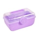 thumbnail image 3 of Caja de Almacenamiento de Accesorios para El Cabello para Niña, Caja de Almacenamiento de Joyería, Estuche de Exposición Portátil con Cerradura, Acces Púrpura, 3 of 5