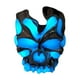 thumbnail image 3 of Anillo De Calavera Que Brilla En La Oscuridad Halloween Para Puesta En Escena Cosplay Vestir Azul, 3 of 5