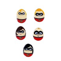 Set Disney Incredibles Pixar 5 Pines De Intercambio De Huevos Surtidos
