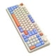 thumbnail image 1 of Teclado Para Juegos RGB Teclado Con Cable USB Compacto De 94 Teclas Para Jugadores De PC Con Windows Blanco Azul, 1 of 3