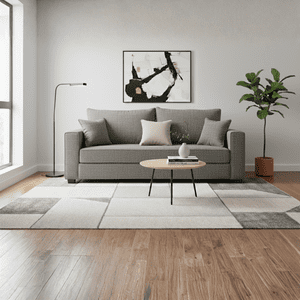 Construmuebles - Sofa Aurelia 3 Cuerpos Tela Gris