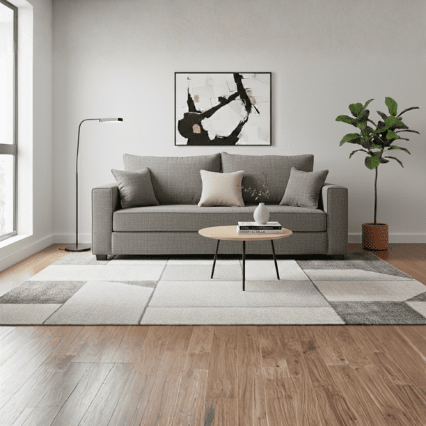 Sofa Aurelia 3 Cuerpos Tela Gris