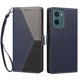 thumbnail image 3 of Funda Cartera Tricolor para Motorola Moto G05 con Soporte, Azul Oscuro, 3 of 6