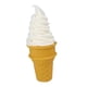 thumbnail image 5 of Modelo De Comida De Cono De Helado Falso Para Exhibir Postres, Accesorios Para Fotos, Decoración De Escritorio, Blanco, 5 of 5