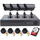 thumbnail image 2 of Kit DVR 4CH SZKAM 1080P 4 Camaras 500GB Visian Nocturna, 2 of 3