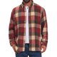 thumbnail image 1 of INSPIRE CHIC Camisa de Franela a Cuadros Retro de Manga Larga Casual de Algodón Cepillado para Hombre M Marrón Rojo, 1 of 6