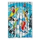 thumbnail image 1 of Cortina de ducha con diseño de Doraemon de dibujos animados, juego de cortinas de baño con ganchos, tamaño 48 x 72 pulgadas, 1 of 3