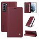 thumbnail image 5 of Funda Billetera de Cuero para Samsung Galaxy S21 Plus con Tarjetero y Soporte - Tapa Magnética Rojo, 5 of 6