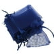thumbnail image 1 of 100pcs Organza Regalo Joyas Bolsas Bolsas Favores De Boda Azul Marino, 1 of 3