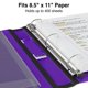 thumbnail image 4 of Binder Staples 827604, 3 anillos Better, 1.5 pulgadas, morado, 4 of 8