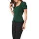 thumbnail image 4 of INSPIRE CHIC Camisa Victoriana de Halloween para Mujer con Escote Corazón, Manga Abullonada, Blusa Gótica con Cordones XS Verde Oscuro, 4 of 6
