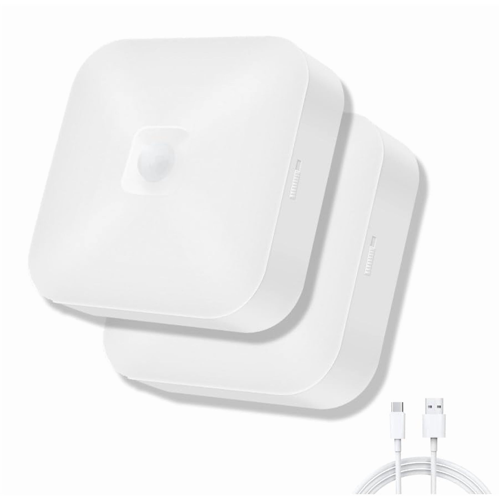Luz De Techo Con Sensor De Movimiento Whitepoplar 500 Lm Recargable, Paquete De 2