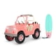 thumbnail image 1 of Vehículo de juguete Our Generation OG Off Roader con luces y tabla de surf, 1 of 9