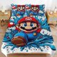 thumbnail image 1 of Super Mario 3-Piece Comforter Set for Bedroom Super Mario Bedding Set for Kids Adults Soft Microfiber Duvet Cover Set with Zipper Closure, 1 of 5