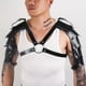 thumbnail image 3 of Gothic Leather Bondage Harness for Men - Shoulder Chest Harness with Corset Design for Sexy and Seductive Look, 3 of 4