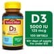 thumbnail image 1 of Vitamina D3 5000 Iu 125 Mcg 100 Cápsulas Extra Fuerte, 1 of 3