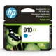 thumbnail image 1 of Cartucho de tinta HP 910XL cian de alto rendimiento para OfficeJet 8010, 1 of 9