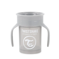 Vaso 360 Twistshake - Gris Pastel