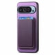 thumbnail image 4 of Funda de Cuero Magnética con Tarjetero para Google Pixel 9 Cubierta Delgada Morado, 4 of 5