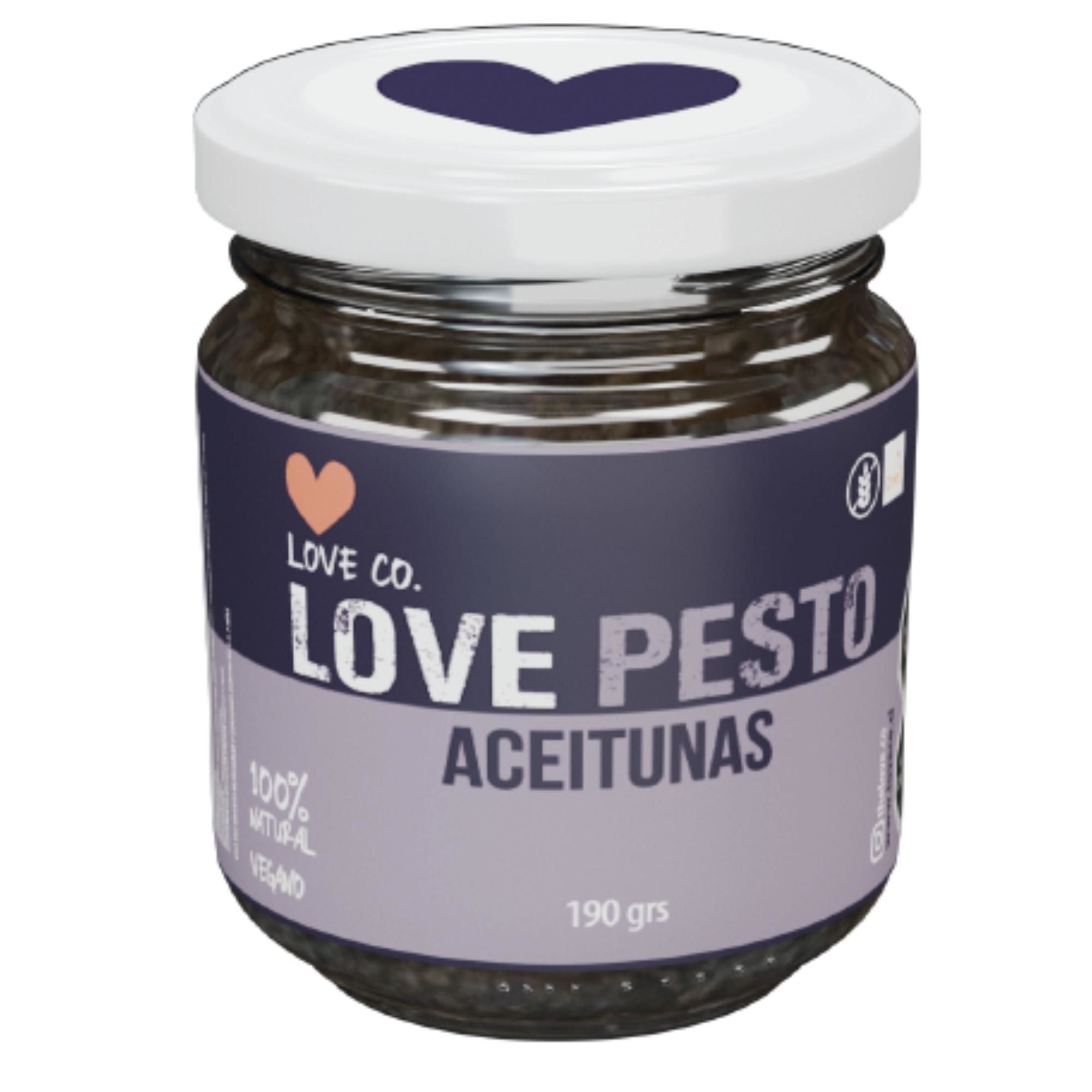 Pesto Aceituna Frasco 190 g Love Co