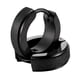 thumbnail image 3 of Pendientes De Aro De Acero Inoxidable 316L Para Mujer, Para Hombre, Piercings De Oreja Huggie, Color Negro, 3 of 4