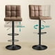 thumbnail image 4 of Pack 2 Taburetes Bar Cornell | Eco Cuero Café | Altura Regulable, 4 of 6