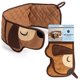 thumbnail image 1 of Guantes de horno doble OTOTO Hot‑Dog Marrón, 1 of 7