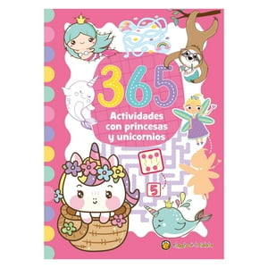 Editorial Guadal - Libro 365 Actividades Con Princesas Y Unicornio