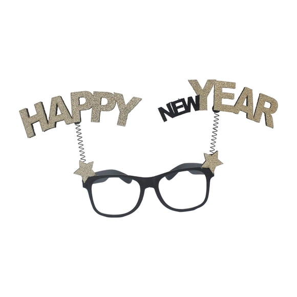 Feliz Año Nuevo Gafas Foto Prop Disfraz Accesorio Para Carnival Spring Prom