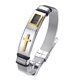 thumbnail image 3 of 12 mm de ancho de moda de acero inoxidable ajustable hombres cruz pulsera de oro, 3 of 5