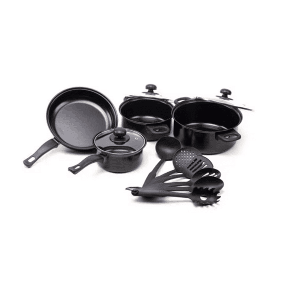 Set de ollas juego para cocina Y Utensilios 13 Piezas Antiadherentes