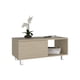 thumbnail image 2 of Mesa De Centro 1 Cajon Con Patas Blancas 35x80,1x40,1 Cm Beige, 2 of 7