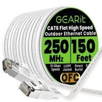 Cable Ethernet Gearit Cat6 46M Exterior Plano 10Gbps
