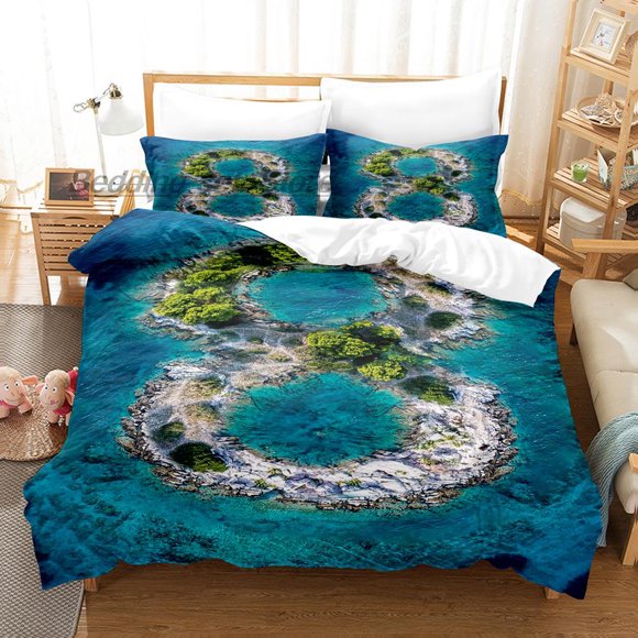 Lucky Number Bedding Set Bed Set Aldult Kid Bedroom Duvetcover Sets bed sheet set